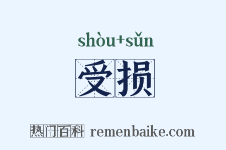 受损是什么意思的图片
